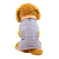 warm Nylon Fabric thickened pocket vest pet jacket